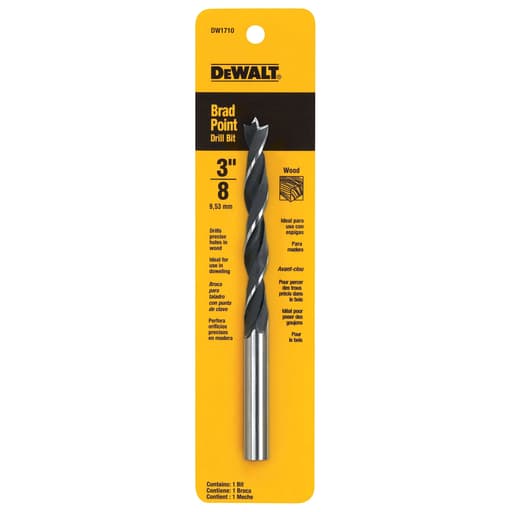 3/8 in. Steel Brad Point Drill Bit