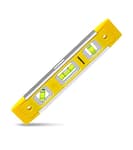 9 Inch Torpedo Level, Magnetic Box Level with 45°/90°/180° Bubbles, Shock Resistant Bubble Level Tool for Measuring