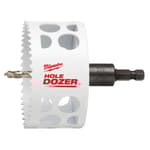 3-1/2 Hole Dozer Bi-Metal Hole Saw with Arbor