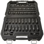 3/8 in Drive Combination Impact Socket Set - 6 Point (42 pc)