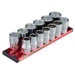 V-Series 1/2 in Drive Metric 6-Point Socket Set