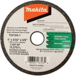 4" x 5/8" x 3/32" Cut-off Wheel, Masonry