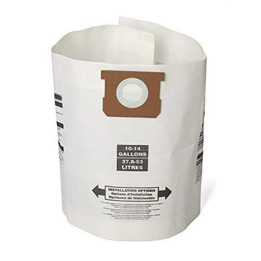 General Purpose Wet/Dry Vac Dust Collection Bags