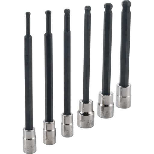 3/8-in Drive SAE Long Ball Hex Bit Socket Set