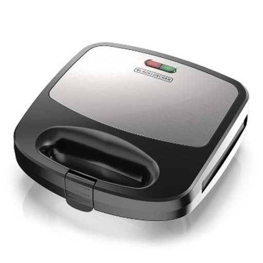 Waffle Maker, Grill, or Sandwich Maker with Stainless Steel Accents