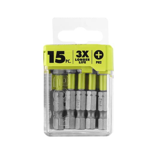 2 in. Bulk Impact Drive Bit Set (15-Piece)