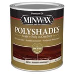 PolyShades Wood Stain + Polyurethane Finish – Quart, Bombay Mahogany, Satin
