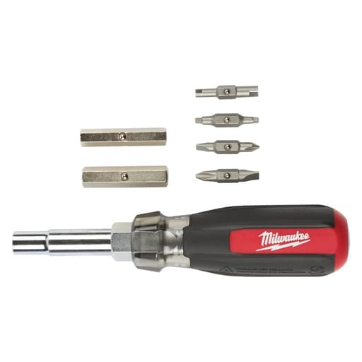 13in1 Cushion Grip Screwdriver with Schrader Bit