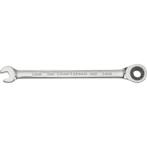 6mm 72 Tooth 12 Point Metric Ratcheting Wrench