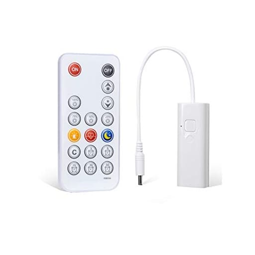 LED Dimmer, Size of DC Plug: 3.5X1.35mm, WOBANE RF Remote with Controller, DC12V Dimmer Switch, PWM Controller for Single Color LED Strip,LED Ribbon Light,LED Lamp,Please Confirm The Size of Plug