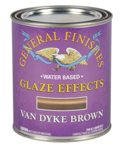 Water Based Glaze Effects, 1 Quart, Van Dyke Brown