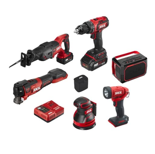 PWR Core 20 Brushless 20V 6-Tool Combo Kit