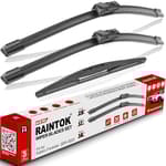 Windshield Wiper Blades Replacement for Subaru Forester 2019 2020 2021 2022 2023 2024 Original Factory Quality Front Rear Wipers Blade Set for My Car - 26" 17" 14"