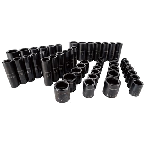 1/2-in SAE/Metric Impact Socket Set (48 pc)