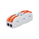 Wire Connectors,20PK Wire Connection,Nineleaf Push Quick Electrical Cable Connectors Working Range Max 32A 600Volt,2 Pin Wire Connectors for Cables from 28 to 12awg,12 14 16 Gauge Wire Connectors