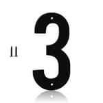 3 Inch Metal House Numbers, Black Metal Numbers and Letters, Outdoors Mailbox Numbers and House Numbers, Modern House Address Signs, Suitable for Houses, Apartments, Streets, Outdoors