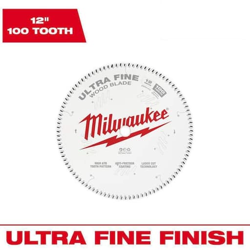 12" 100T Ultra Fine Finish Circular Saw Blade