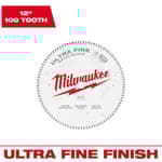 12" 100T Ultra Fine Finish Circular Saw Blade