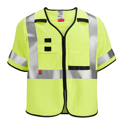 High Visibility Yellow Safety Vest - S/M