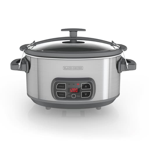 7-Quart Locking Lid Digital Slow Cooker