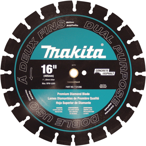 Diamond Blade, Segmented, Dual Purpose