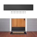 1 Pcs Door Kick Plates - 6 x 30 Inches Kick Plates for Exterior Interior Doors Protection Decor, 1.5mm (1/16 Inch) Thickness Rectangular Aluminum Door Push Plate