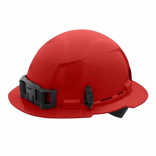 Full Brim Hard Hat with 4-Point Ratcheting Suspension