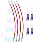 4PK Polyester Fish Tape Replacement Flexible Metal Leader