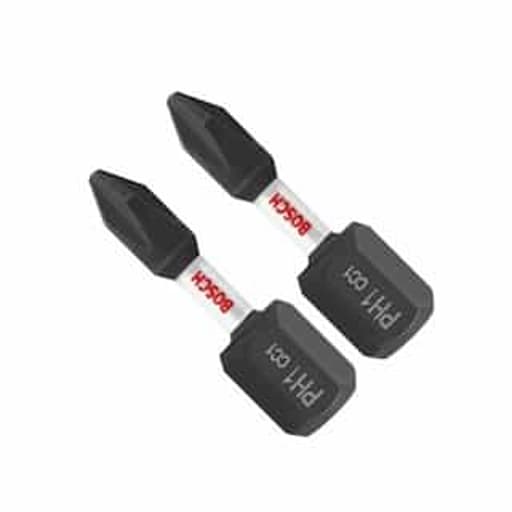 1-inch driven impact insert bit, Phillips #1 (2-pack)