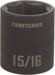 1/2-in Drive 15/16-in SAE Impact Shallow Socket