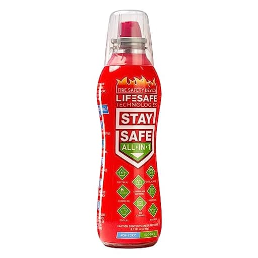 StaySafe All-in-1 Portable Fire Extinguisher, Compact Fire Spray Easy to use on 10 Types of Fires, Non-Toxic & Eco-Friendly