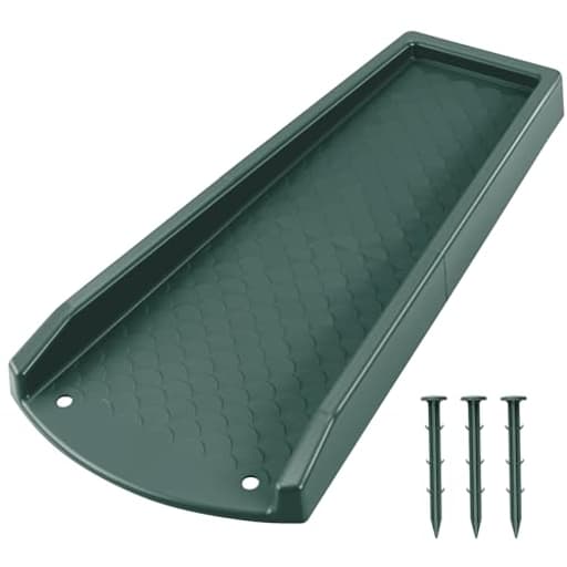 Splash Blocks for Gutters Downspouts, 24" Downspout Extensions for Rain Water Drainage, Thickened Gutter Splash Guard with Fixing Piles