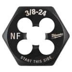 3/8"-24 NF 1-Inch Hex Threading Die