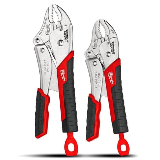 Torque Lock Curved Jaw Locking Pliers Set