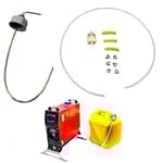 Extra Capacity Fuel Tank Standpipe Kit for Diesel Heaters - All-Metal Rust-Proof Cap with 36” Tubing, Tygn Connectors, Hose Clamps, and Fuel Filter - Extend Runtime with 5-Gallon Diesel Tank