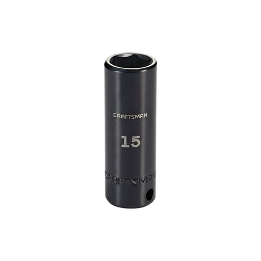 3/8-in Drive 15mm Metric Deep Impact Socket