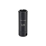 3/8-in Drive 15mm Metric Deep Impact Socket