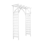 85in Wooden Arbor, Wedding Arch for Ceremony, Wood Trellis for Plant Climbing, Christmas Decor Pergola for Garden Backyard, Lawn