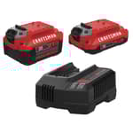 2 Pack 4 Amp-Hour; 2 Amp-Hour Lithium Ion Battery and Charger Starter Kit