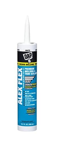 18542 4 Pack 10.1 oz. Alex Flex Premium Molding and Trim Sealant, White