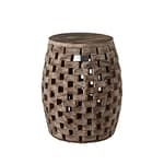 62419 Maya Oval Garden Stool, Natural