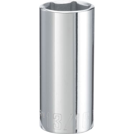 3/8-in Drive 13/16-in 6 Point SAE Shallow Socket