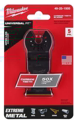 OPEN-LOK 1-3/8" Carbide Teeth Metal Multi-Tool Blades 5PK