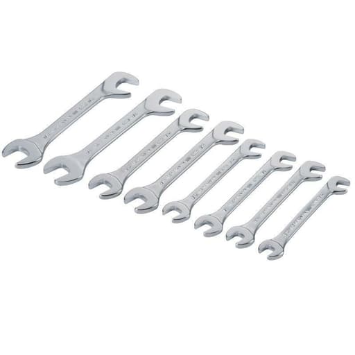 8Pc Open End Ignition Wrench Set