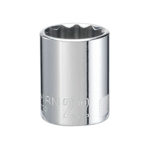 1/2-in Drive 22mm 12 Point Shallow Socket
