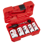 7 Pc Hole Dozer Mechanic's Hole Saw Kit