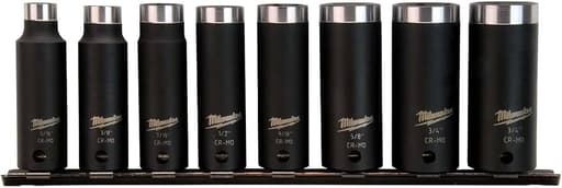 3/8" Drive Impact Socket Set - 8PC