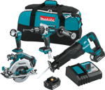 18V LXT Lithium-Ion Brushless Cordless 4-Pc. Combo Kit