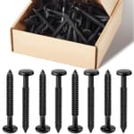36 Pcs 3 Inch Vinyl Shutter Fastener Window Panel Peg Lok Pin Pegs Screws Shutter Spikes Anchor