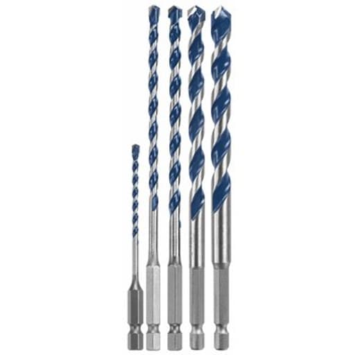BlueGranite Turbo Carbide Hammer Drill Bit Set